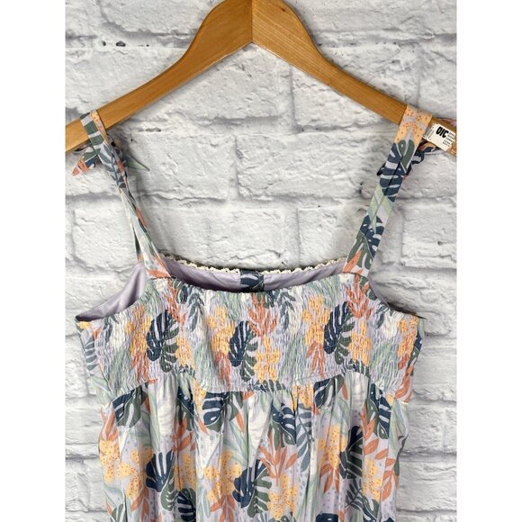 LAUREN CONRAD Women's Lavender Tie Strap Botanical Dress Small - Picture 5 of 6